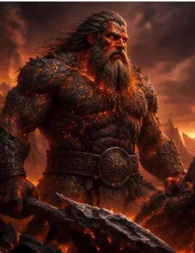 Fire Giant Illustration